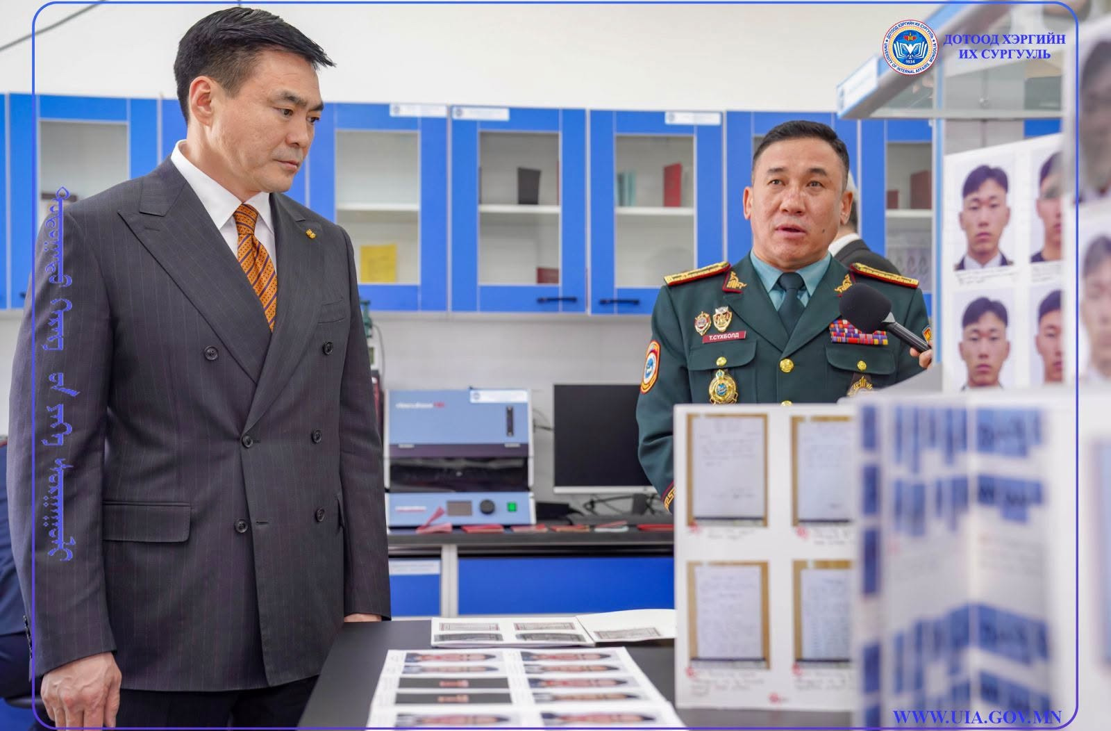 MINISTER OF JUSTICE AND HOME AFFAIRS S. AMARSAIKHAN MEETS WITH PERSONNEL OF THE UNIVERSITY OF INTERNAL AFFAIRS
